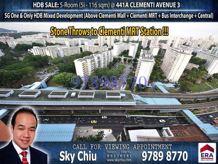 Blk 441A Clementi Avenue 3 (Clementi), HDB 5 Rooms #153551762